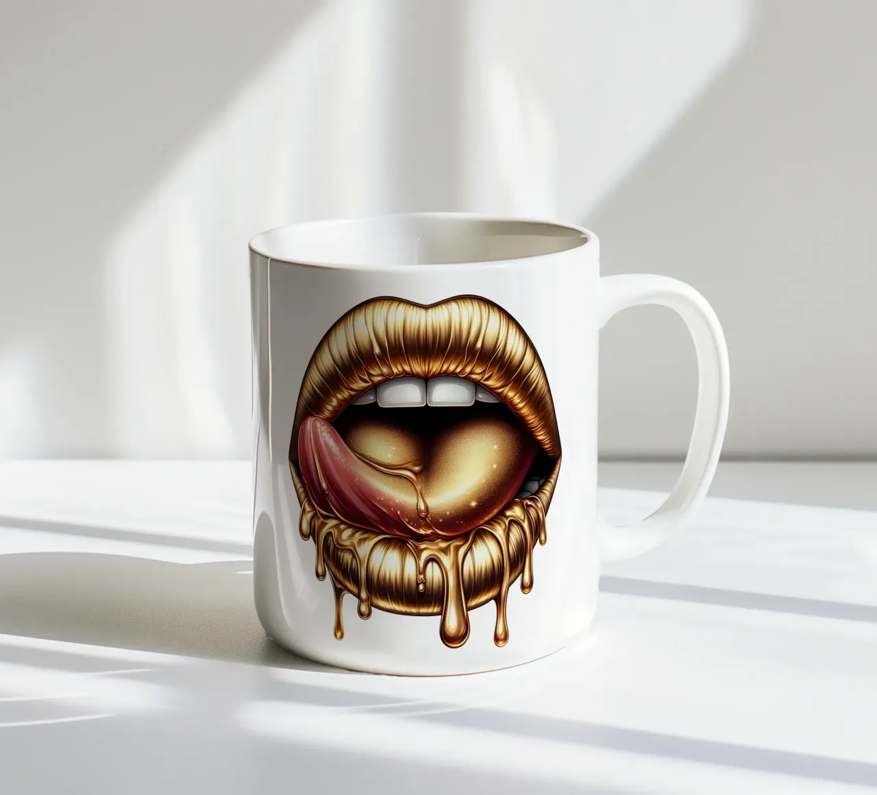 LABBRA RITRATTO DI MODA tazza in ceramica da ARTOMATIC