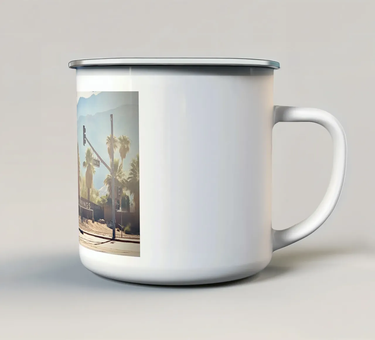 Palm Springs tazza in smalto da DF Design