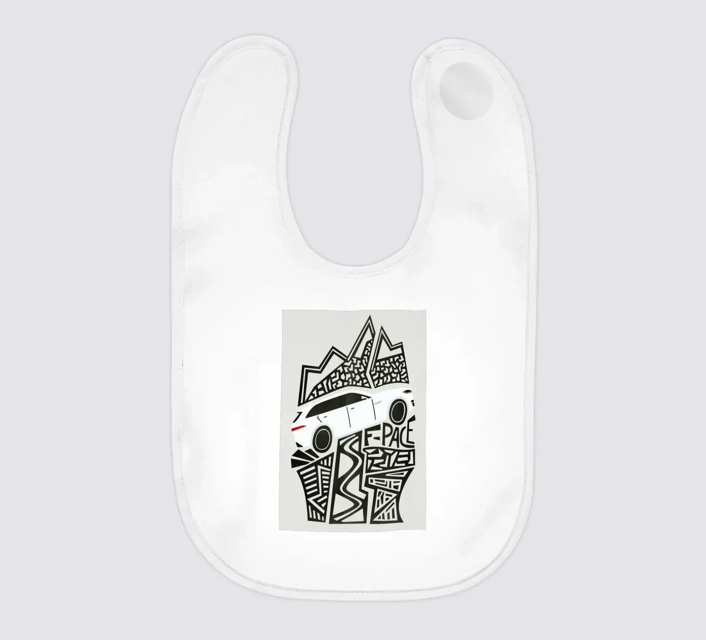 F Pace baby slabbetje van Fox & Velvet