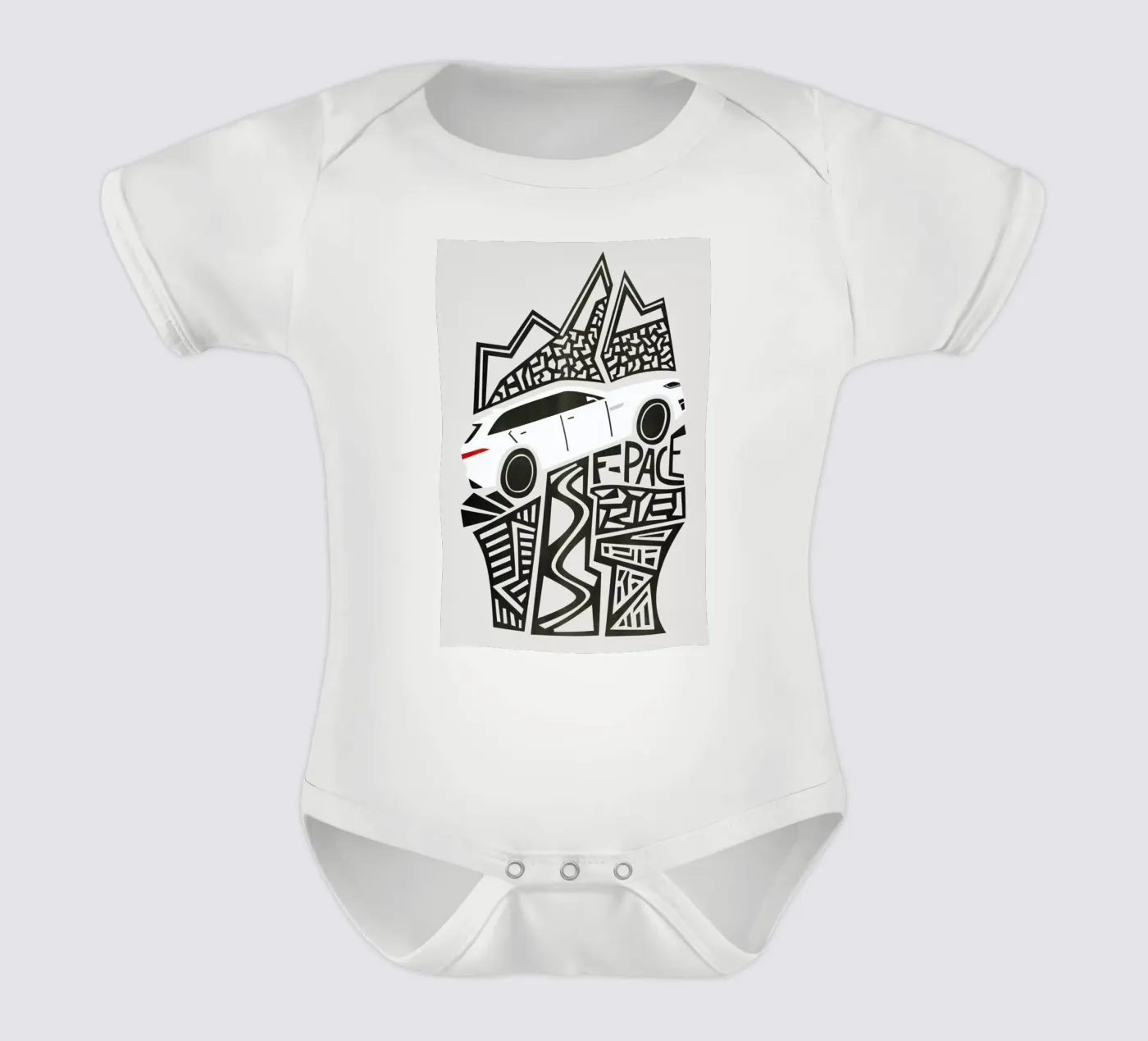 F Pace body bébé de Fox & Velvet