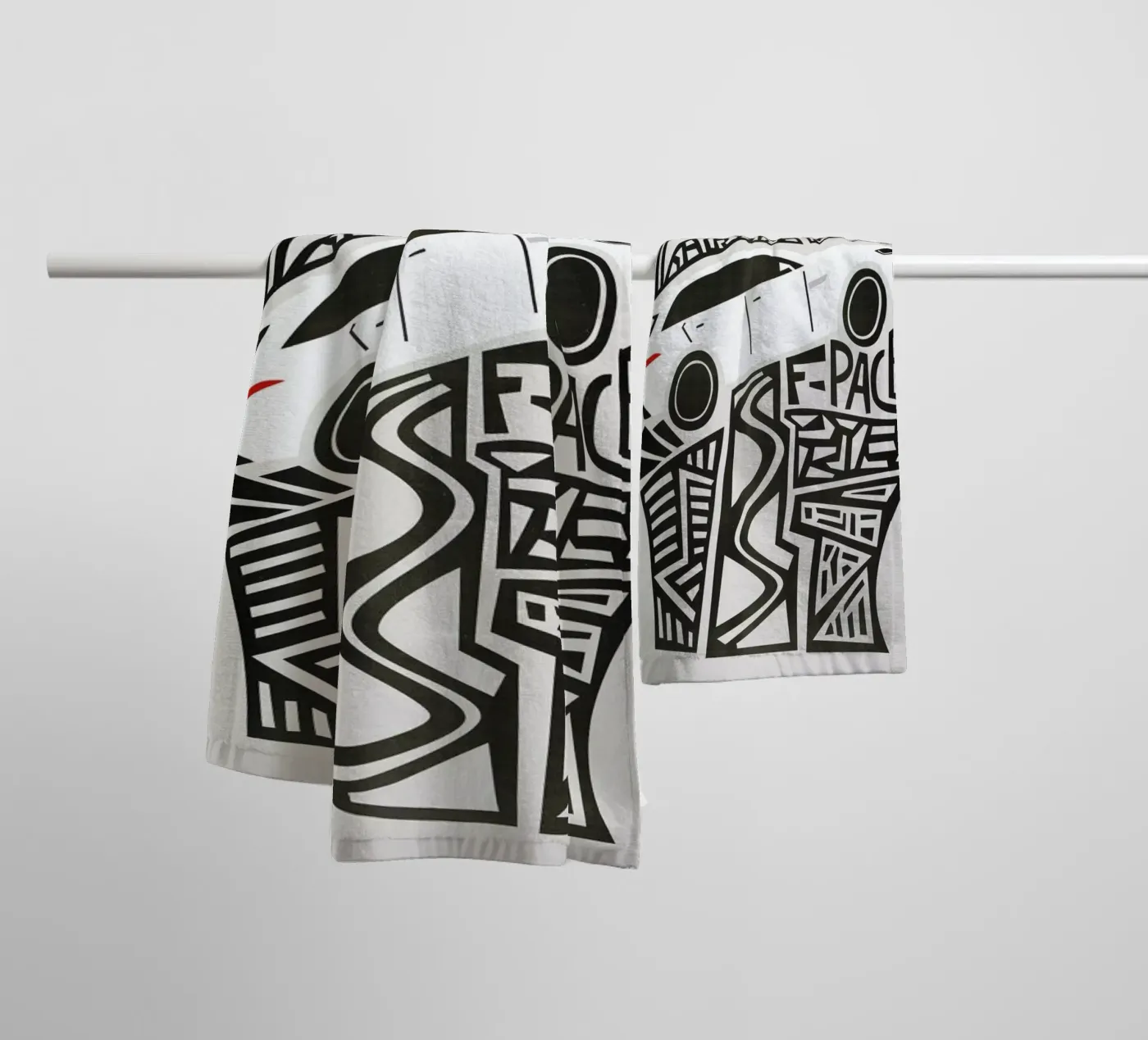 F Pace towel by Fox & Velvet