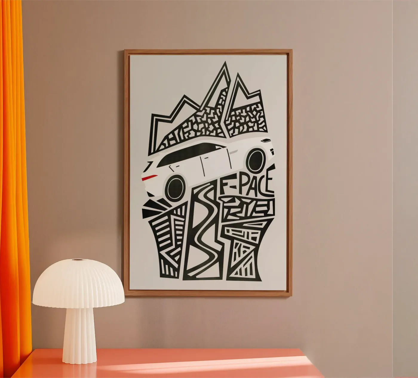 F Pace Forex-Platte von Fox & Velvet