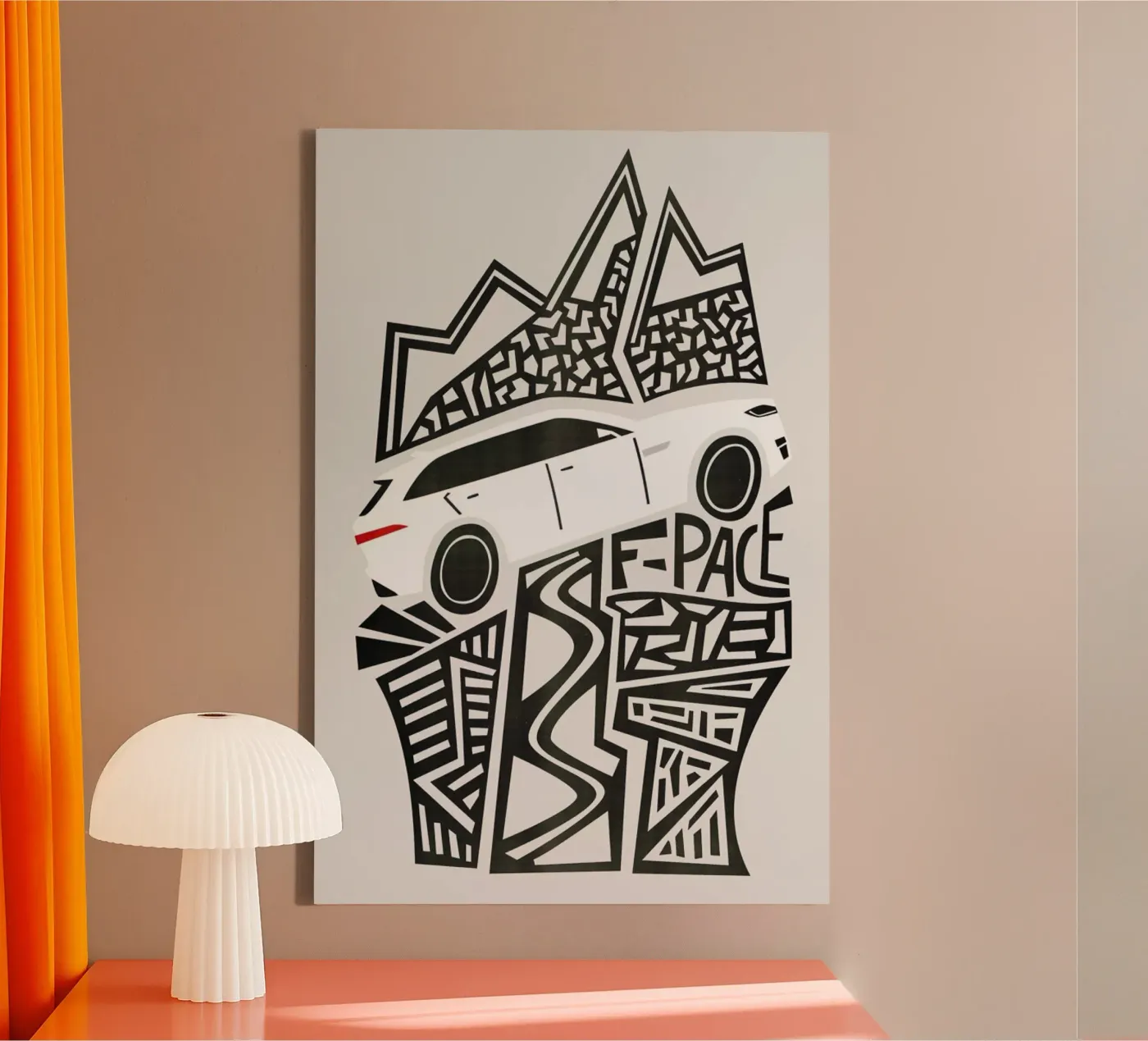 F Pace canvas by Fox & Velvet