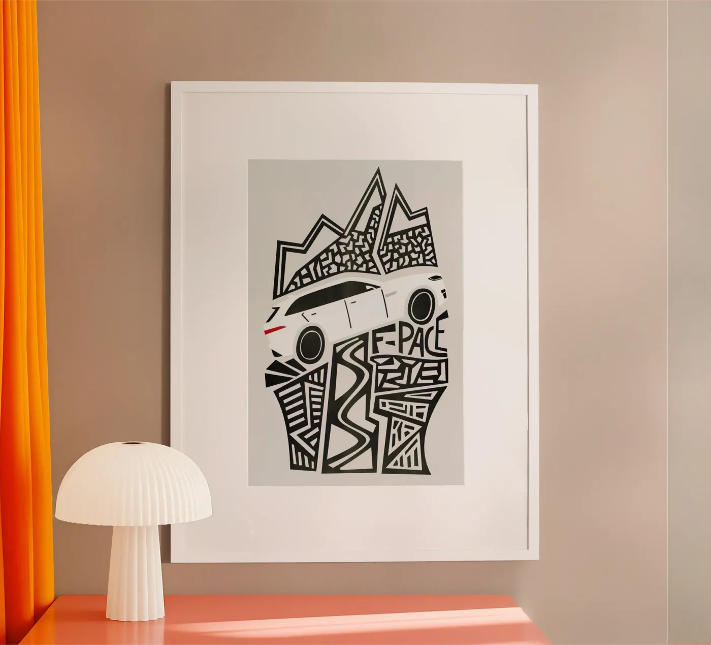 F Pace poster de Fox & Velvet