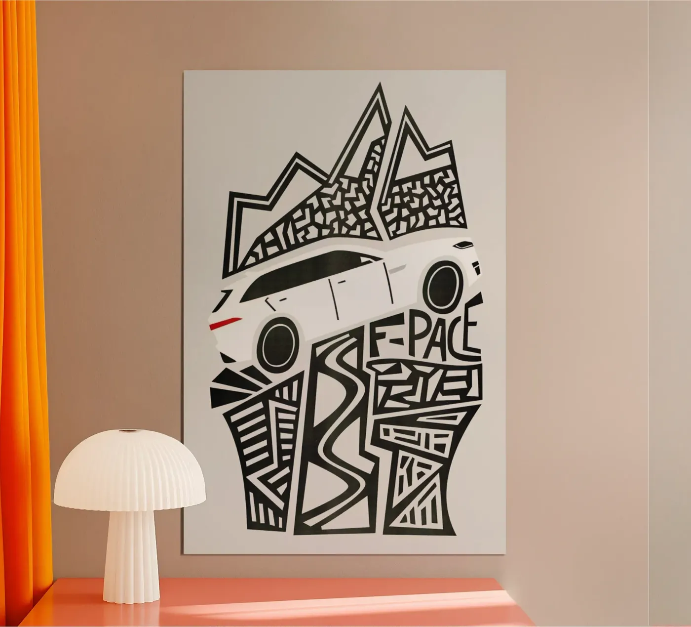 F Pace poster de Fox & Velvet