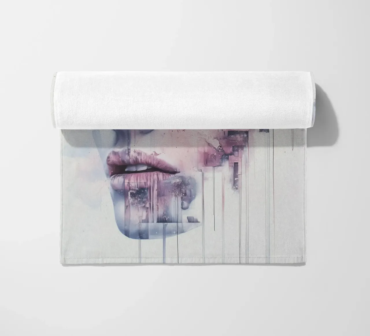 Abstract face telo mare da Synthaira