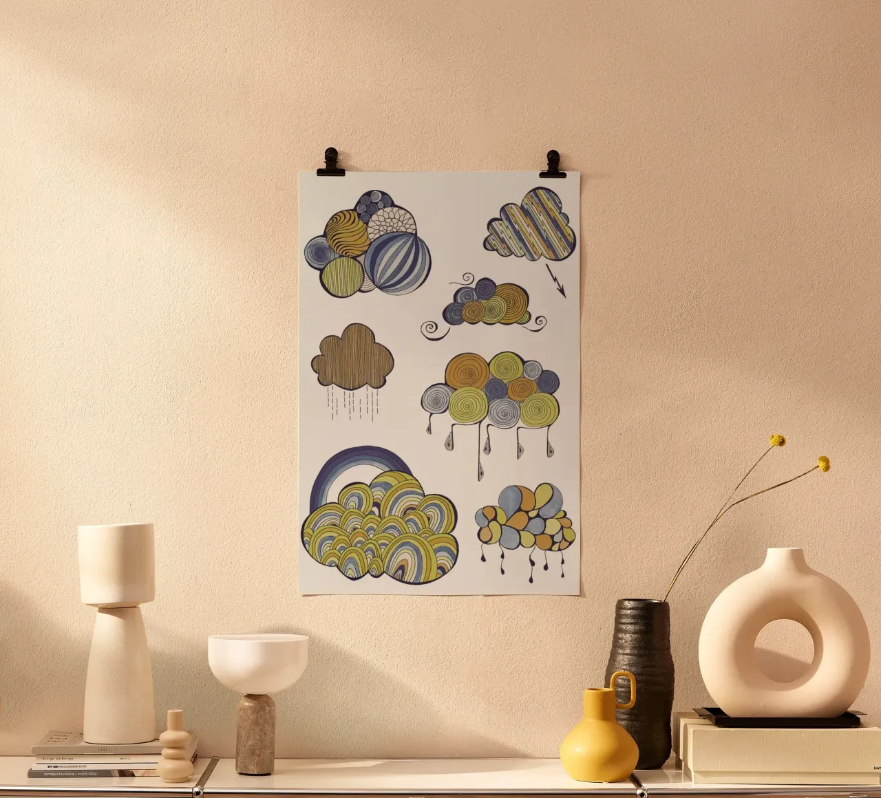 Wolken poster da Sabrina Ziegenhorn