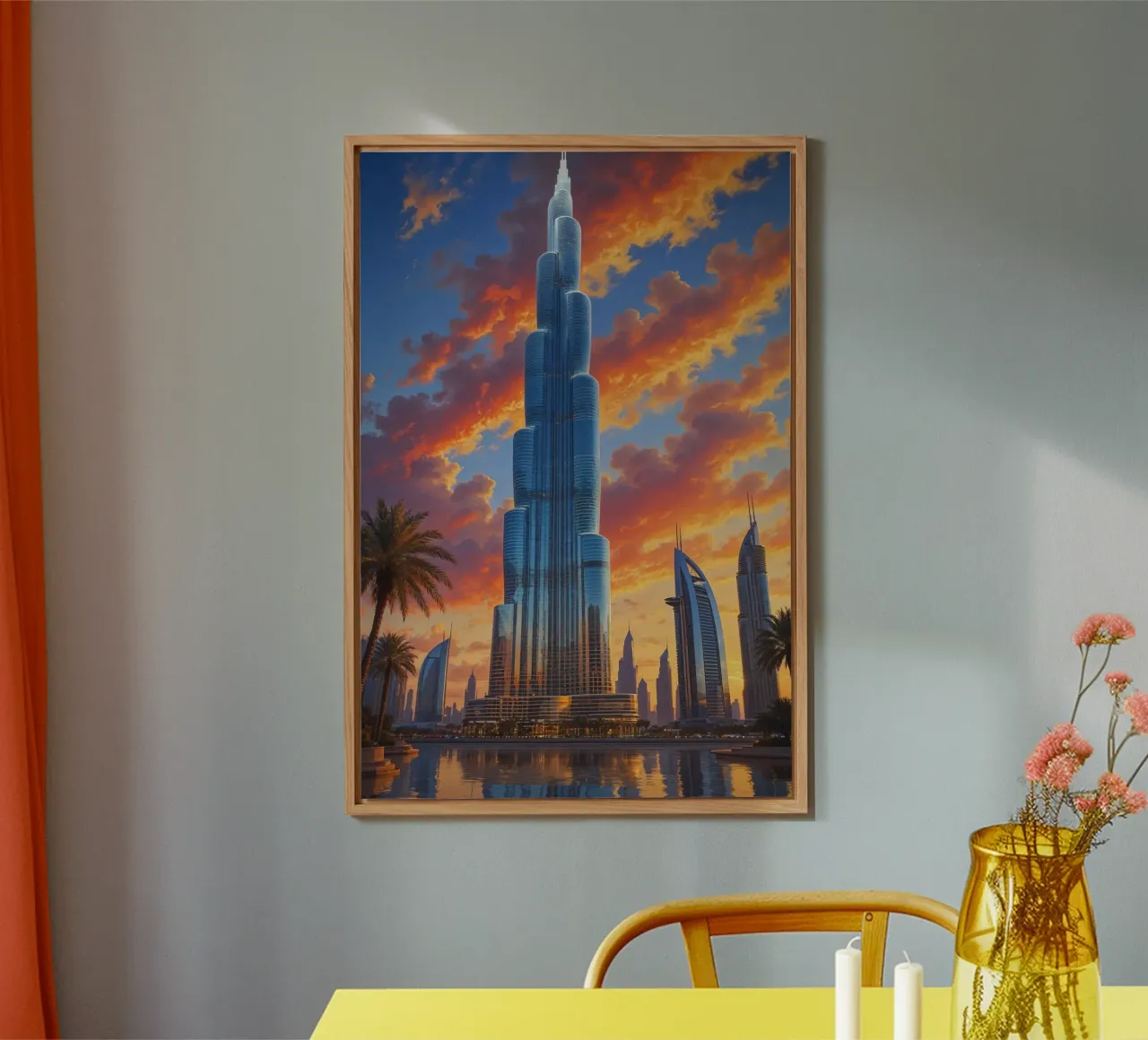 The Majesty of Burj Khalifa – A Skyline Masterpiece alluminio dibond da AlbertKlee