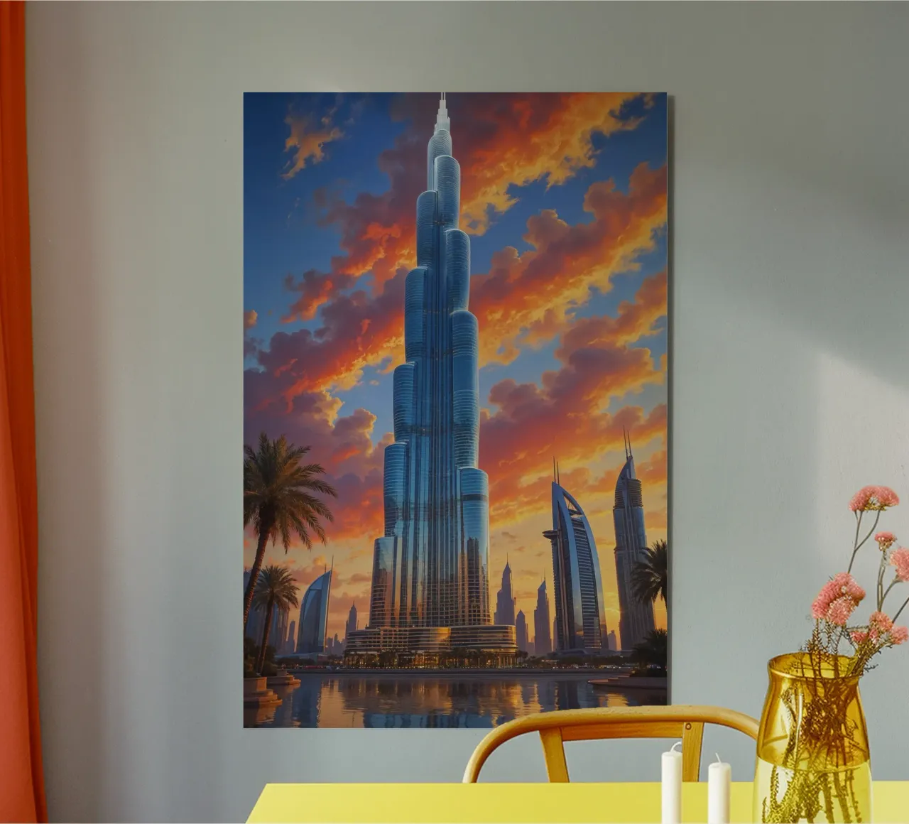 The Majesty of Burj Khalifa – A Skyline Masterpiece alluminio dibond da AlbertKlee