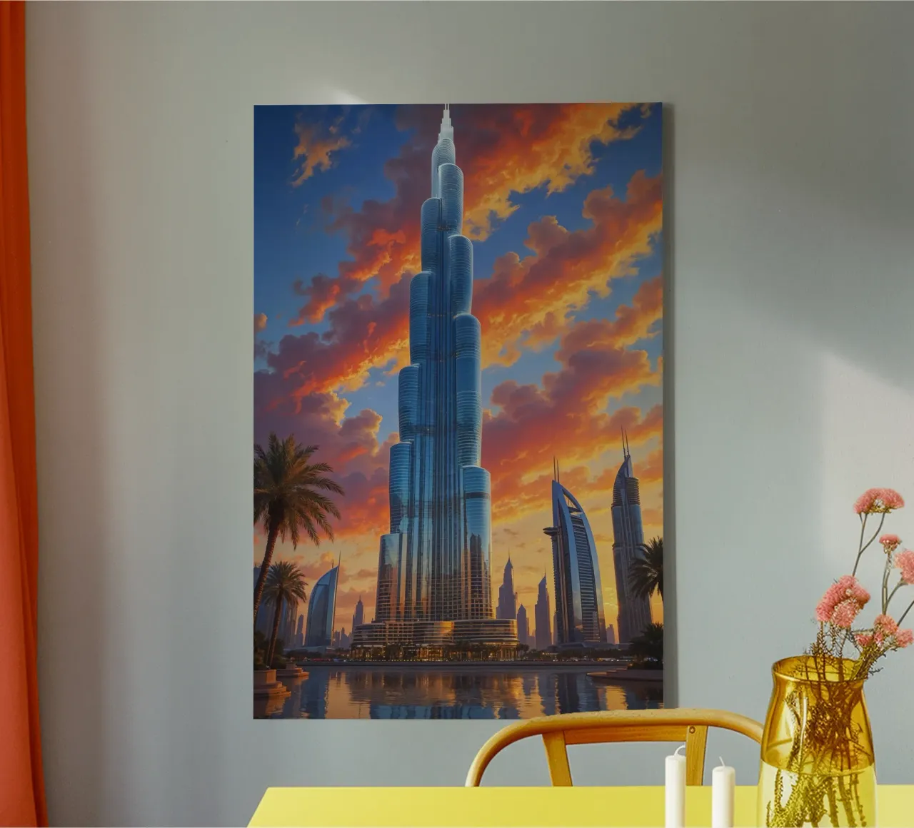 The Majesty of Burj Khalifa – A Skyline Masterpiece tela da AlbertKlee