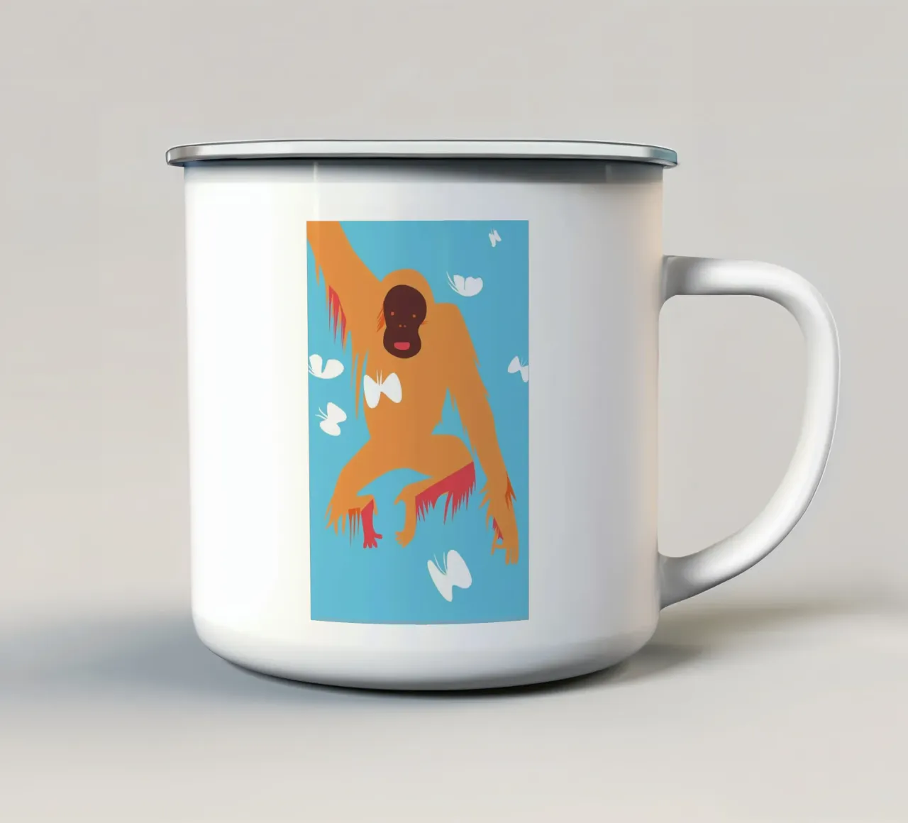 Happiness tazza in smalto da Monika Aichele