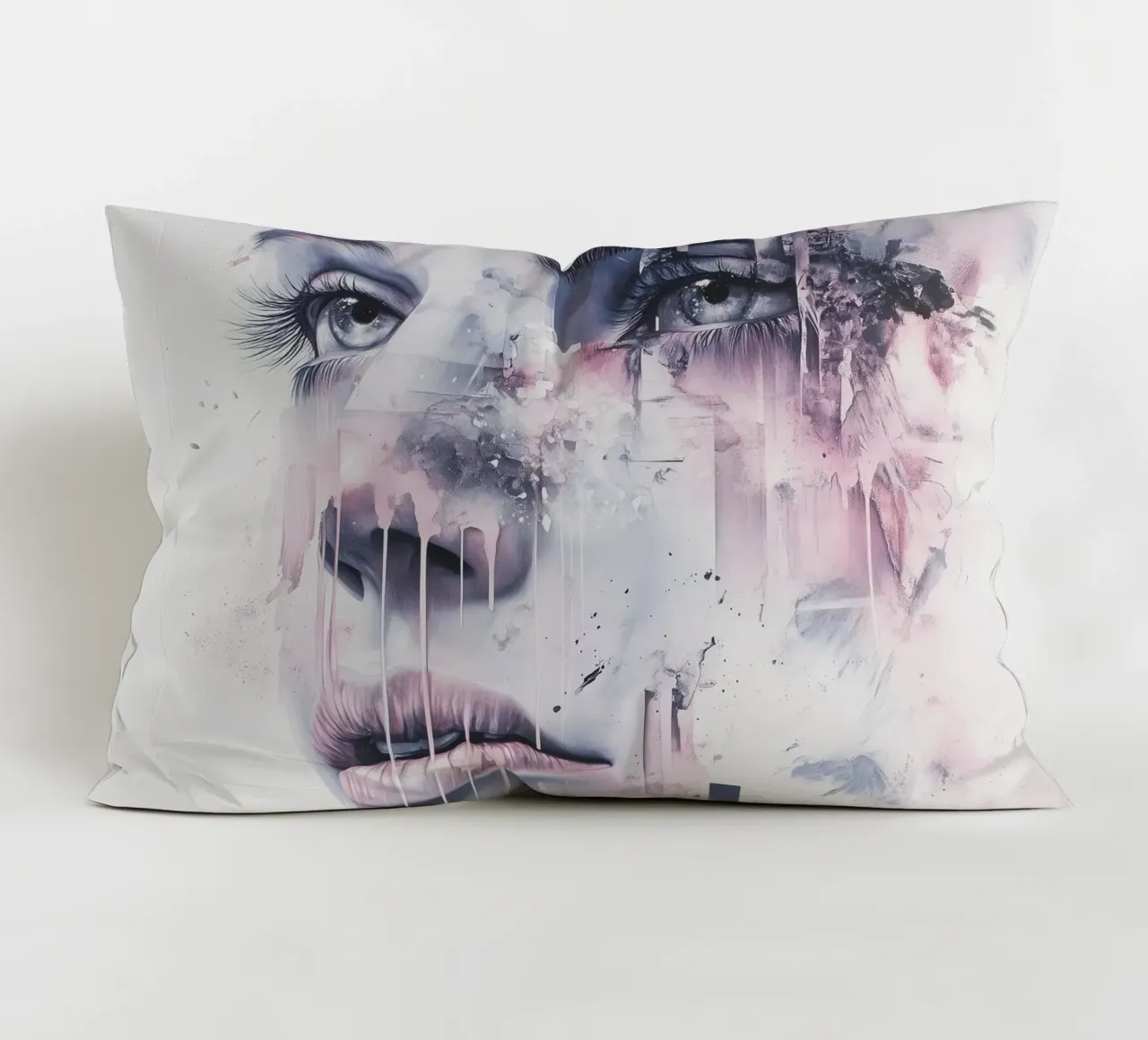 Abstract face cuscino da Synthaira