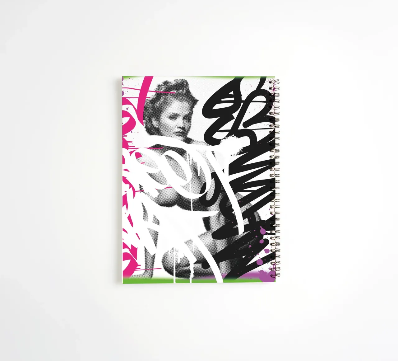 Streetart Model spiral notebook by Flo Klein