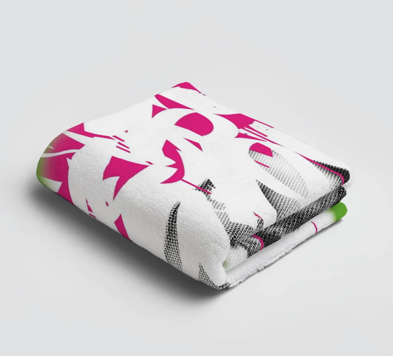 Streetart Model towel by Flo Klein