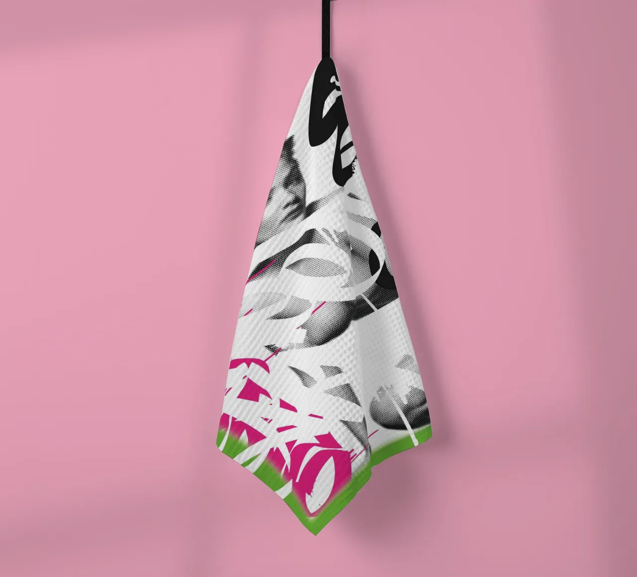 Streetart Model tea towel by Flo Klein