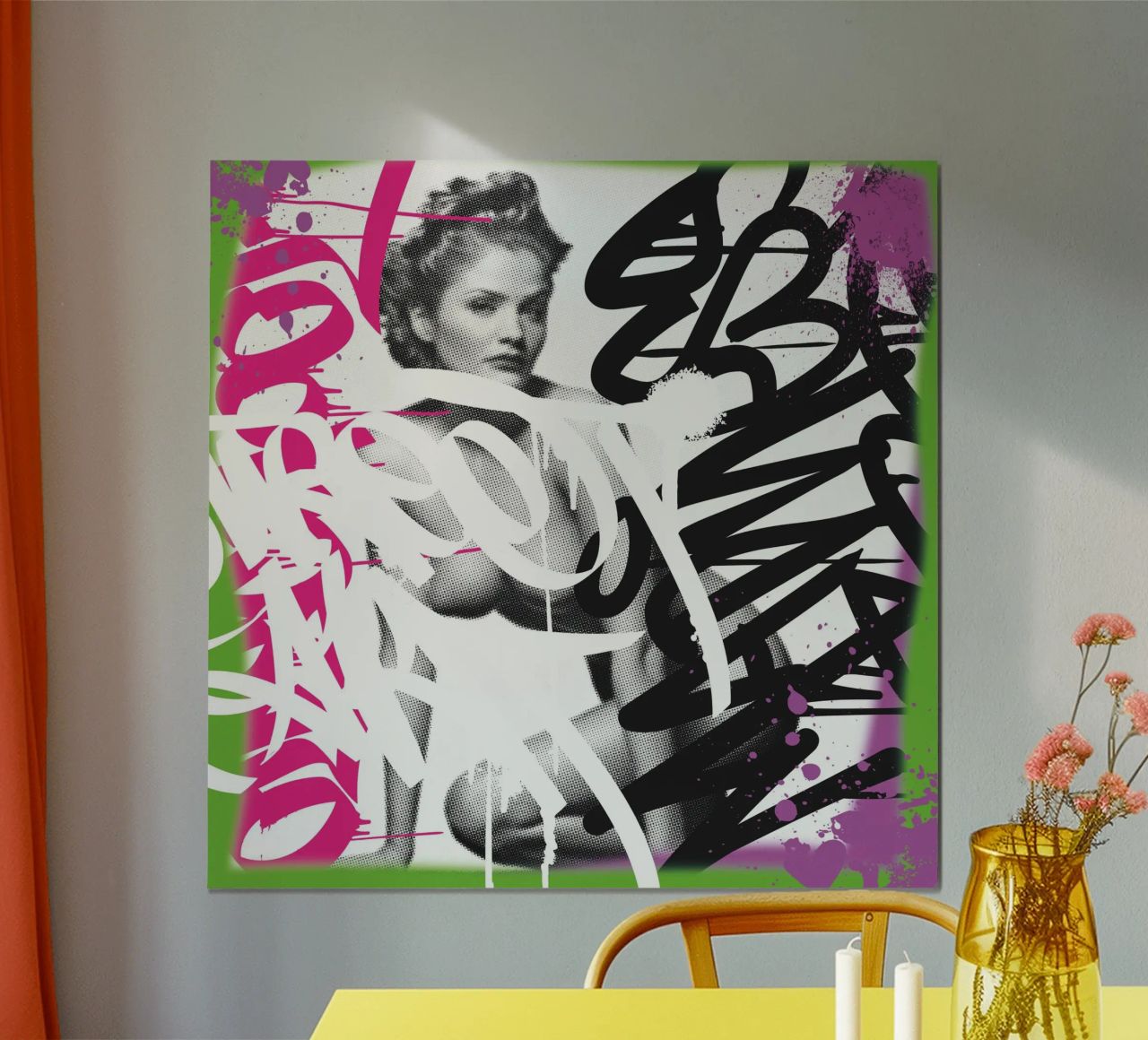 Streetart Model Poster von Flo Klein