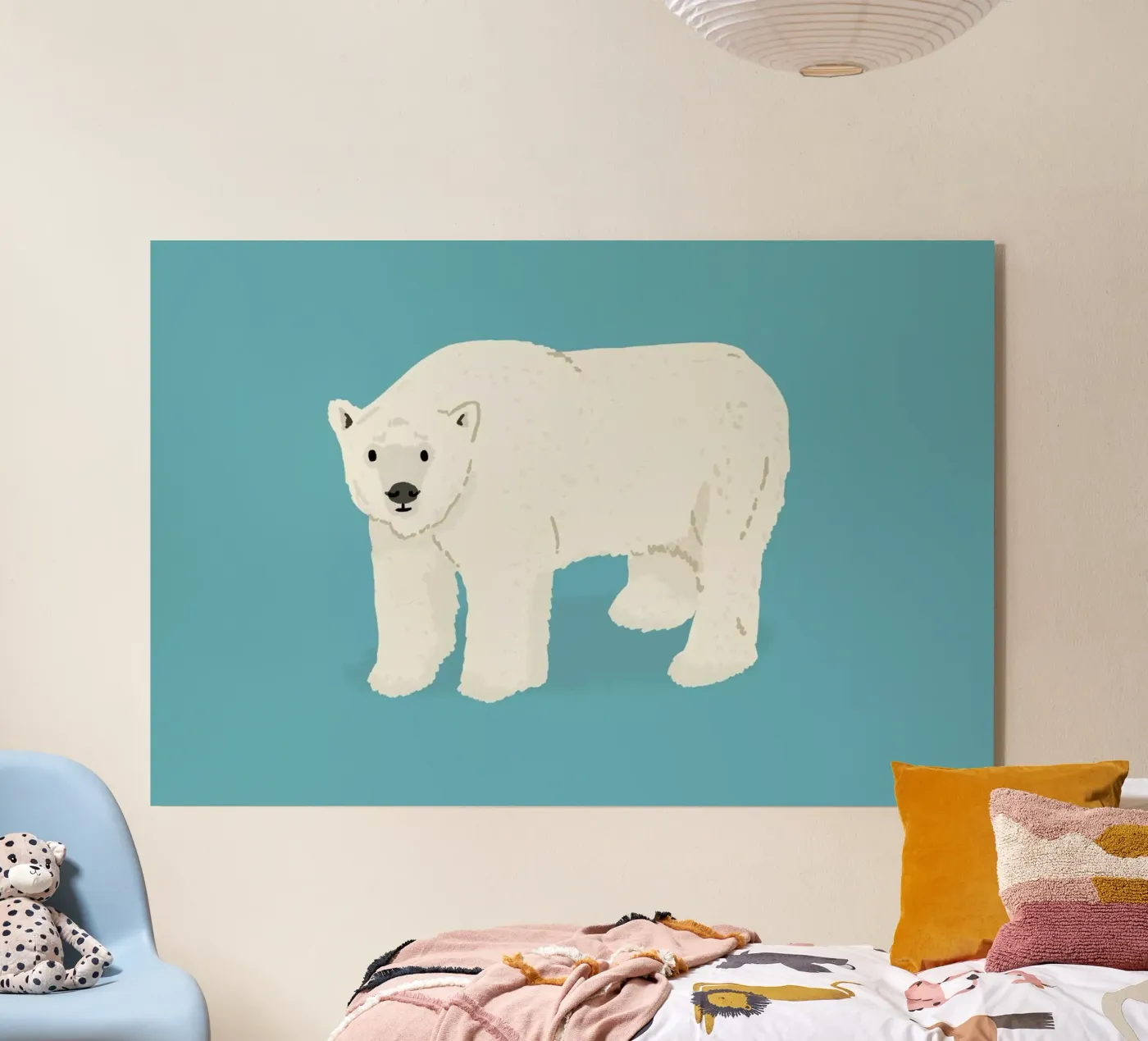 Eisbär Acryl-Glas von Alex Foster