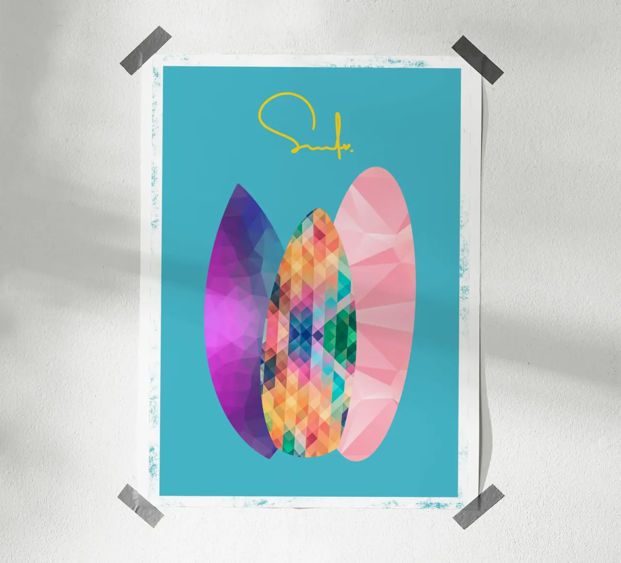 Surf Love No. 3 poster da LIMITED EDITION LETTERS