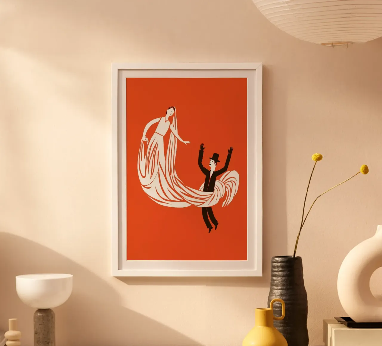 Veil poster con telaio in alluminio da Monika Aichele