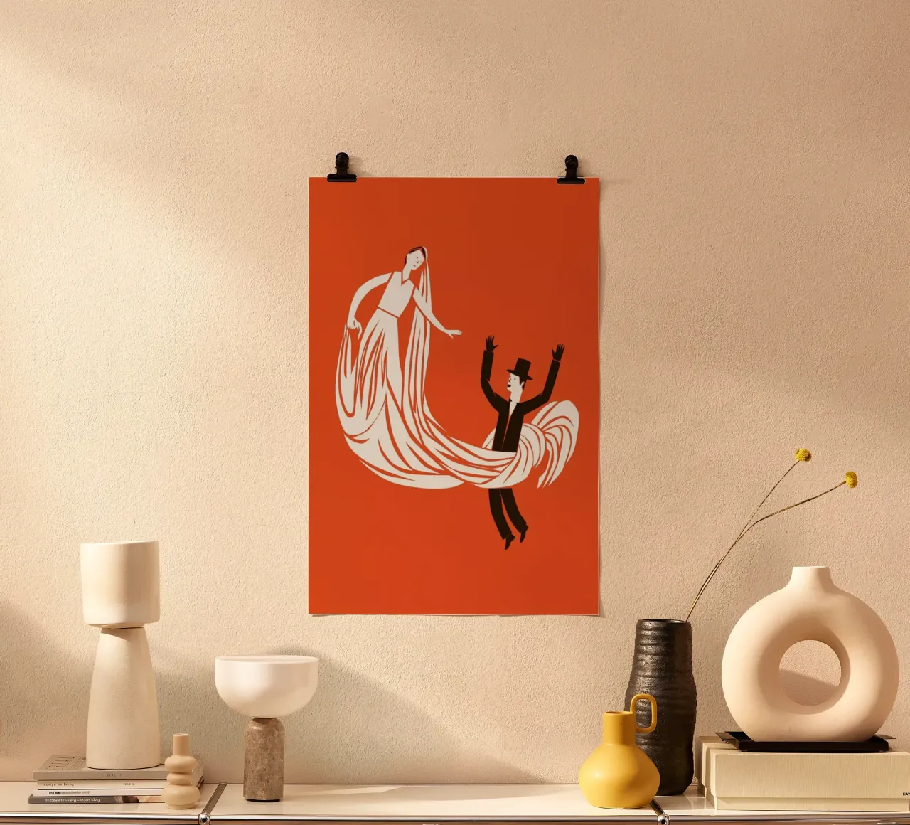 Veil poster con telaio in alluminio da Monika Aichele
