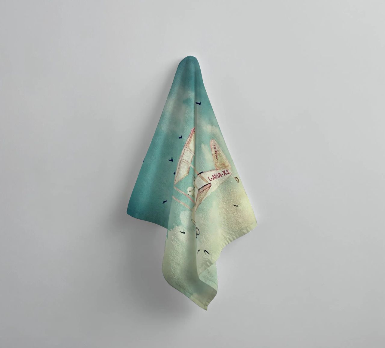 Never Stop Exploring III - FUNNY ALPACAS ON TOUR towel by Monika Strigel