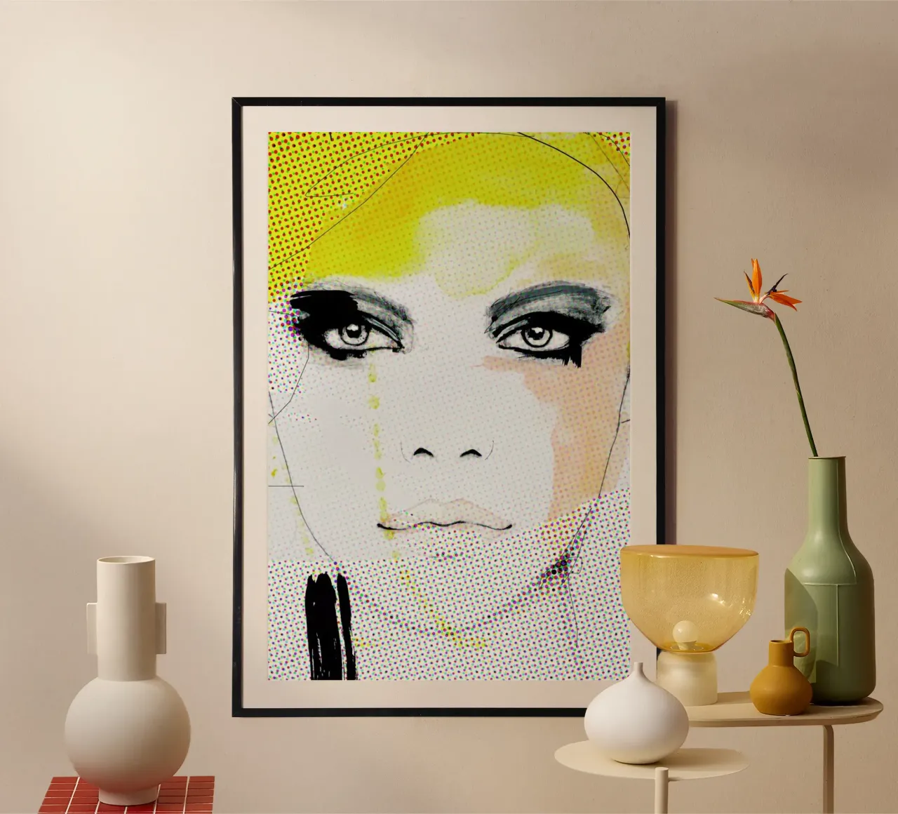 Ruse poster con telaio in legno da Leigh Viner
