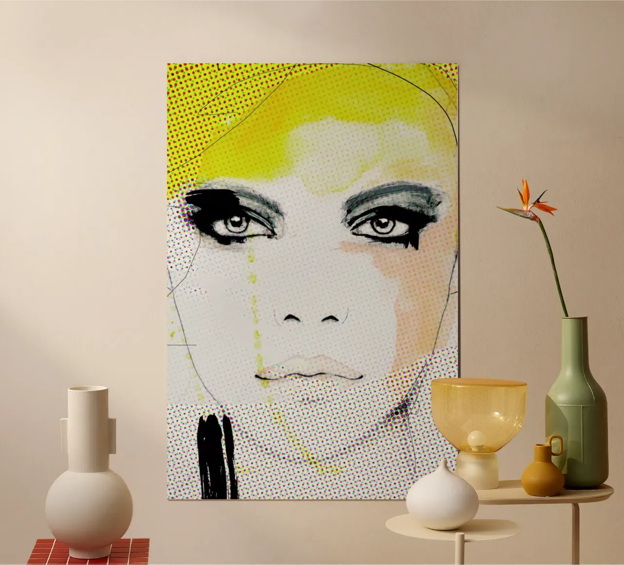 Ruse poster con telaio in legno da Leigh Viner