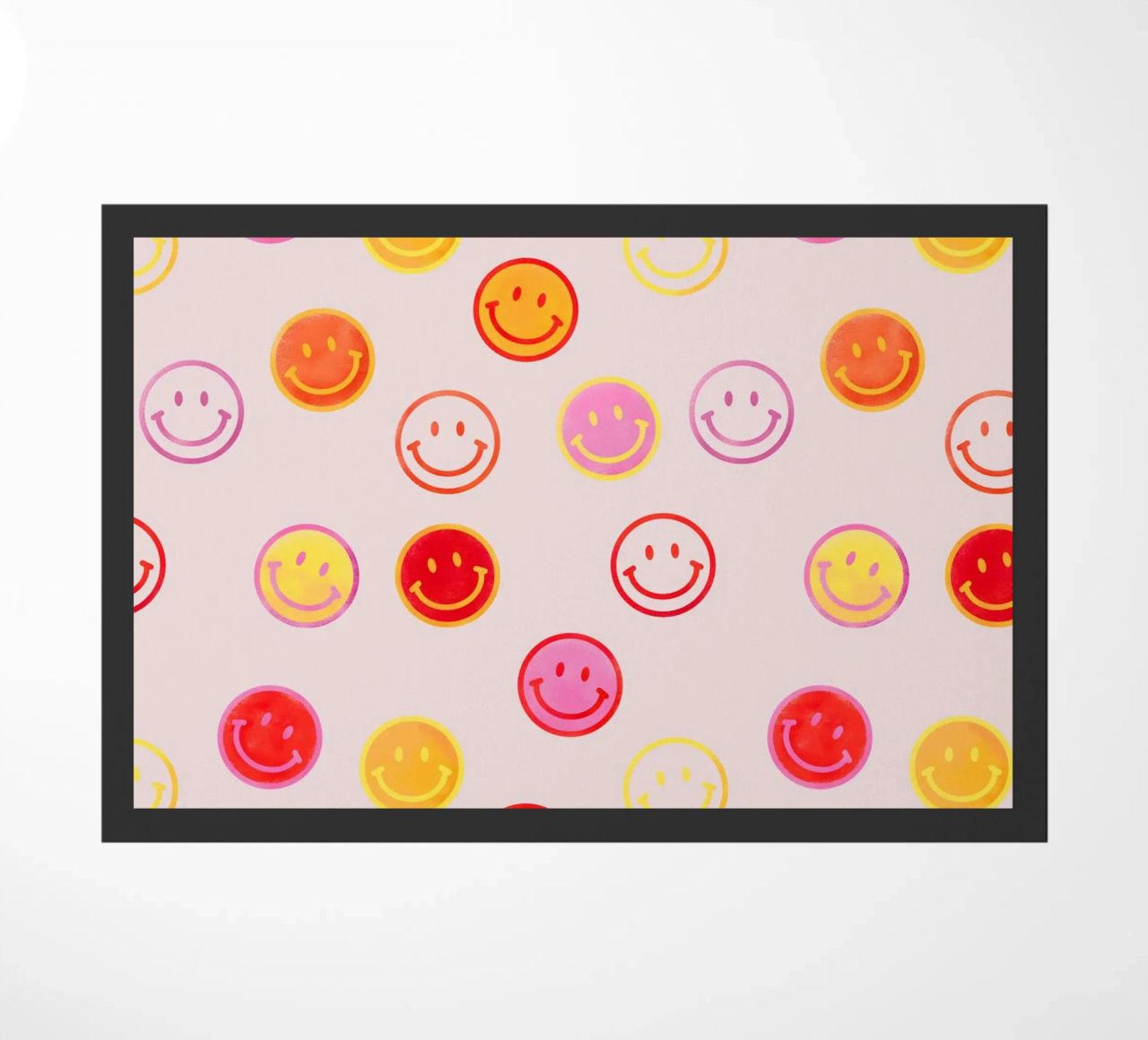 Smiling face colorful pattern in pink zerbino da showmemars