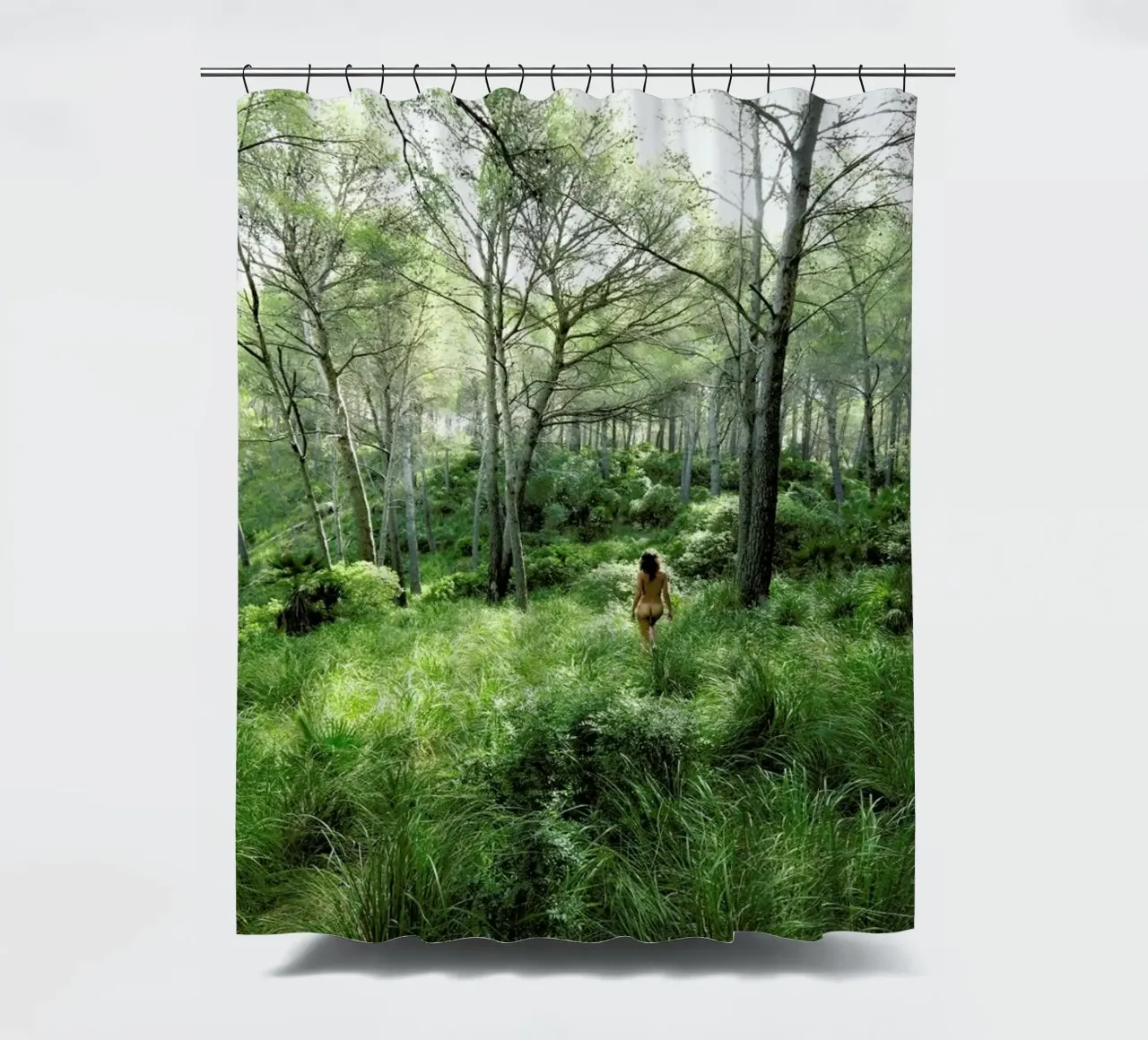 Consonance II shower curtain by Matevž Kosterov