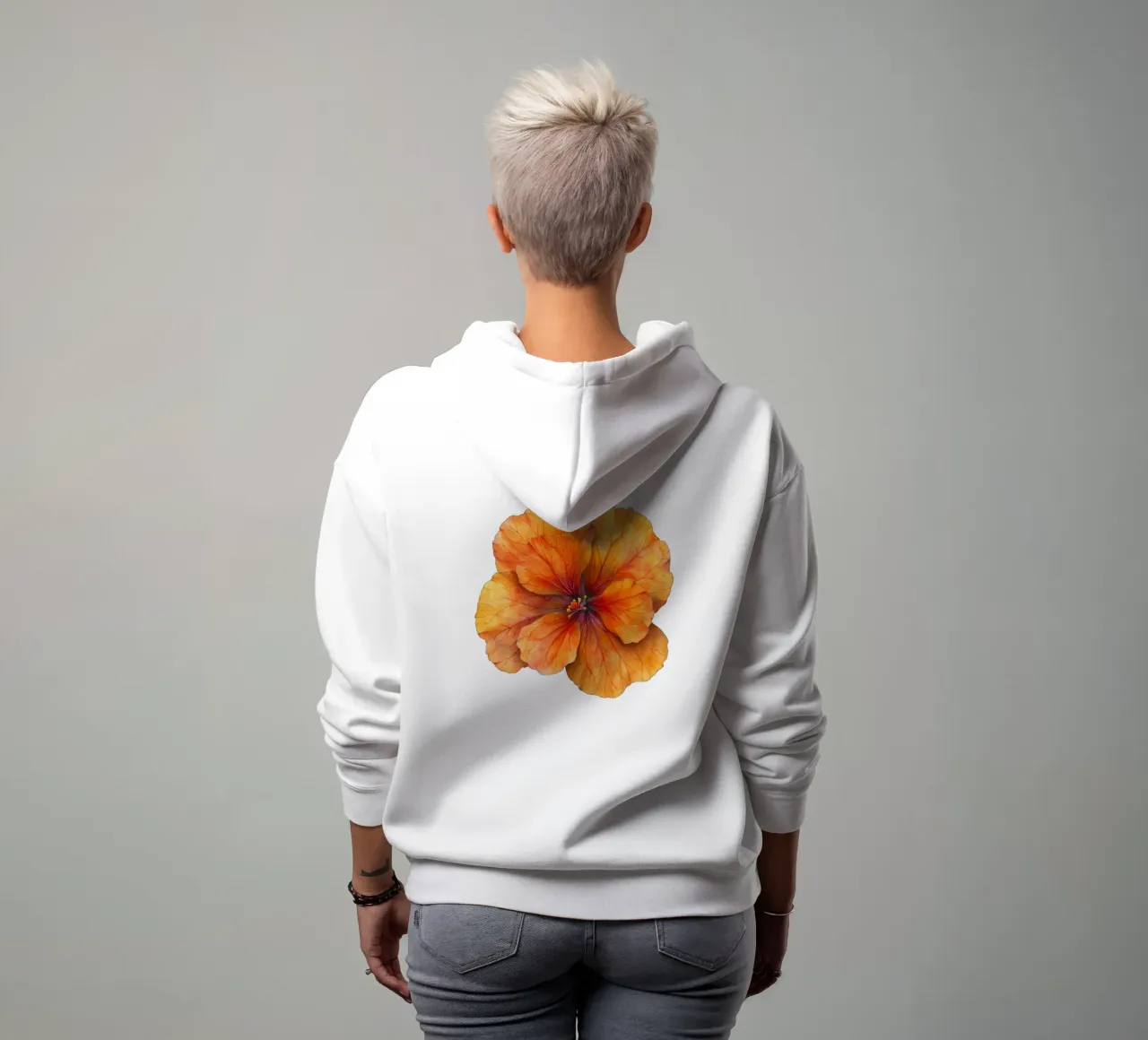 Fiore di nasturzio 3 felpa con cappuccio da Bold Blooms