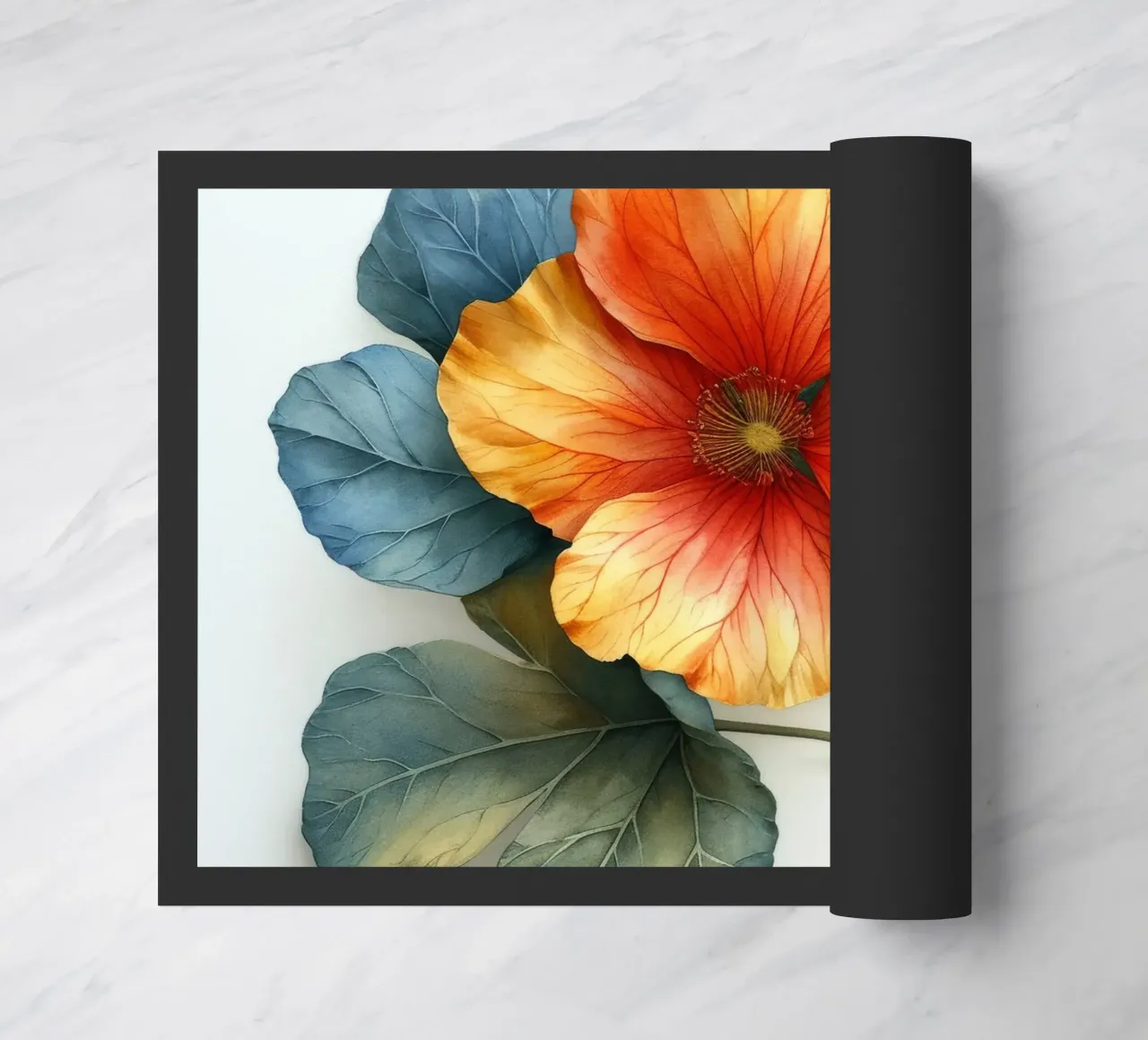 Fiore di nasturzio 1 zerbino da Bold Blooms