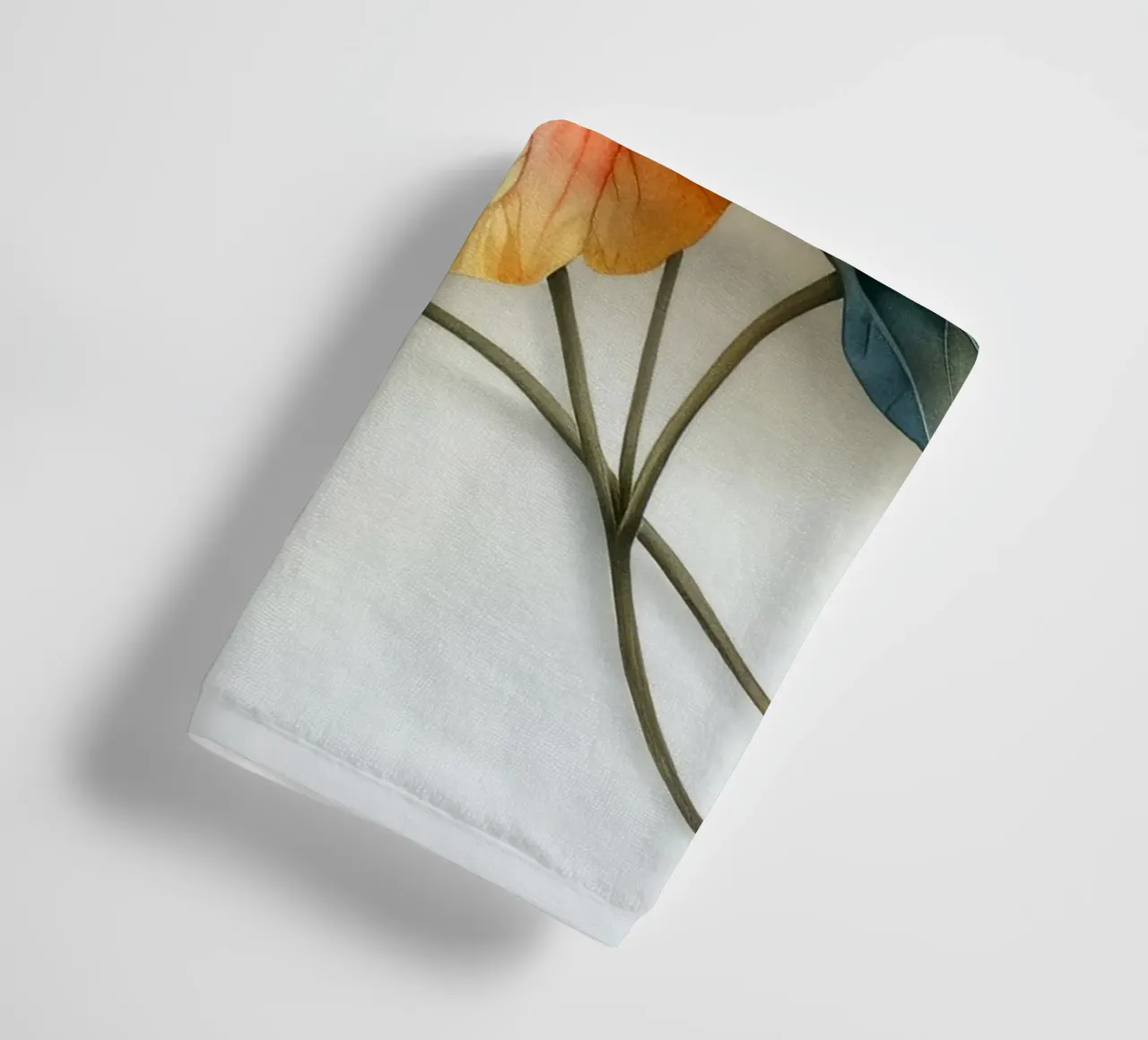 Fiore di nasturzio 1 asciugamano da bagno da Bold Blooms