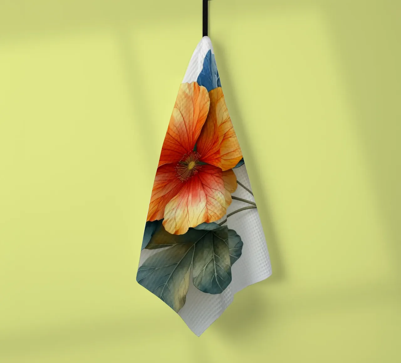 Fiore di nasturzio 1 canovaccio da cucina da Bold Blooms