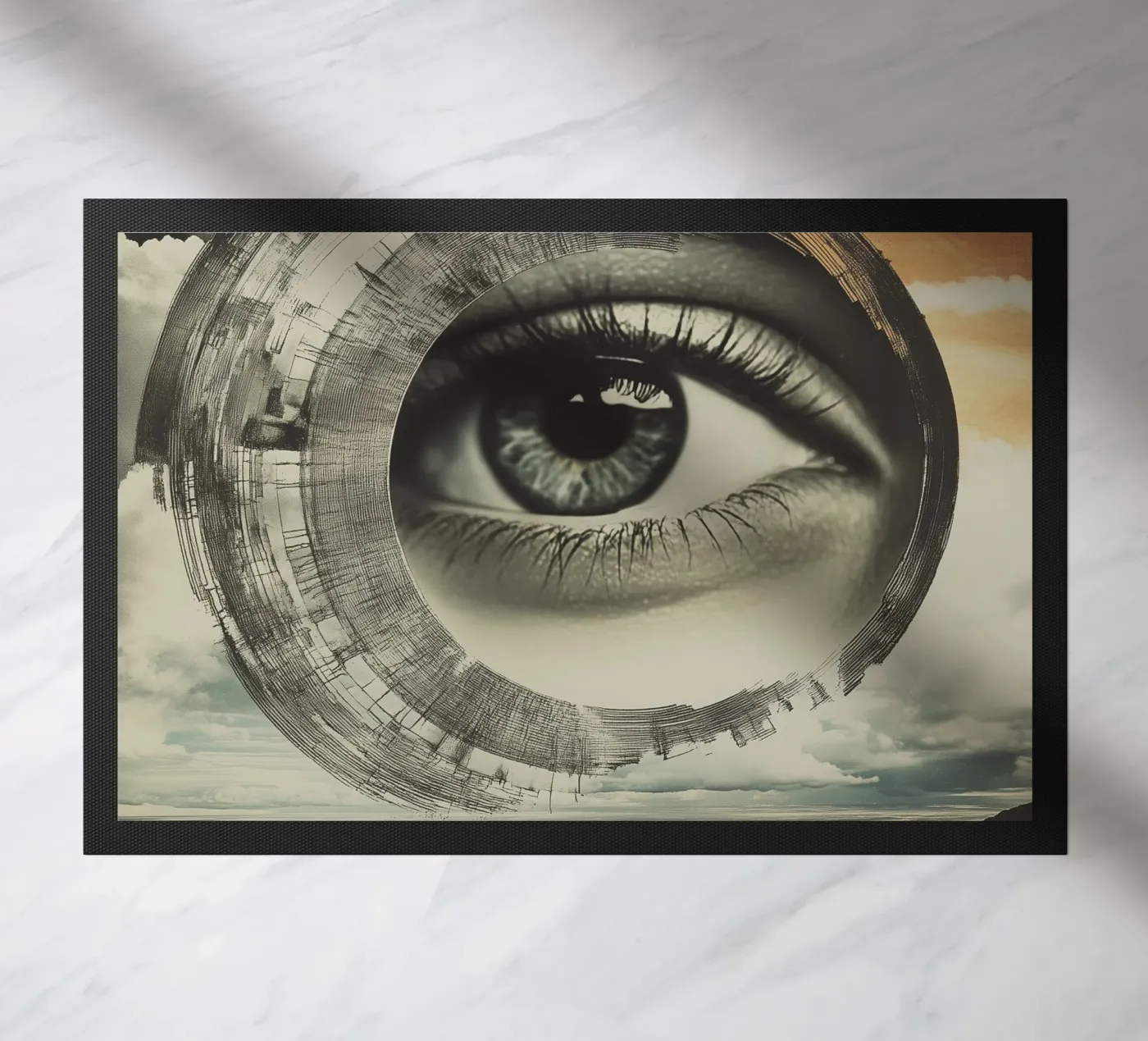 Seeing eye doormat by Synthaira