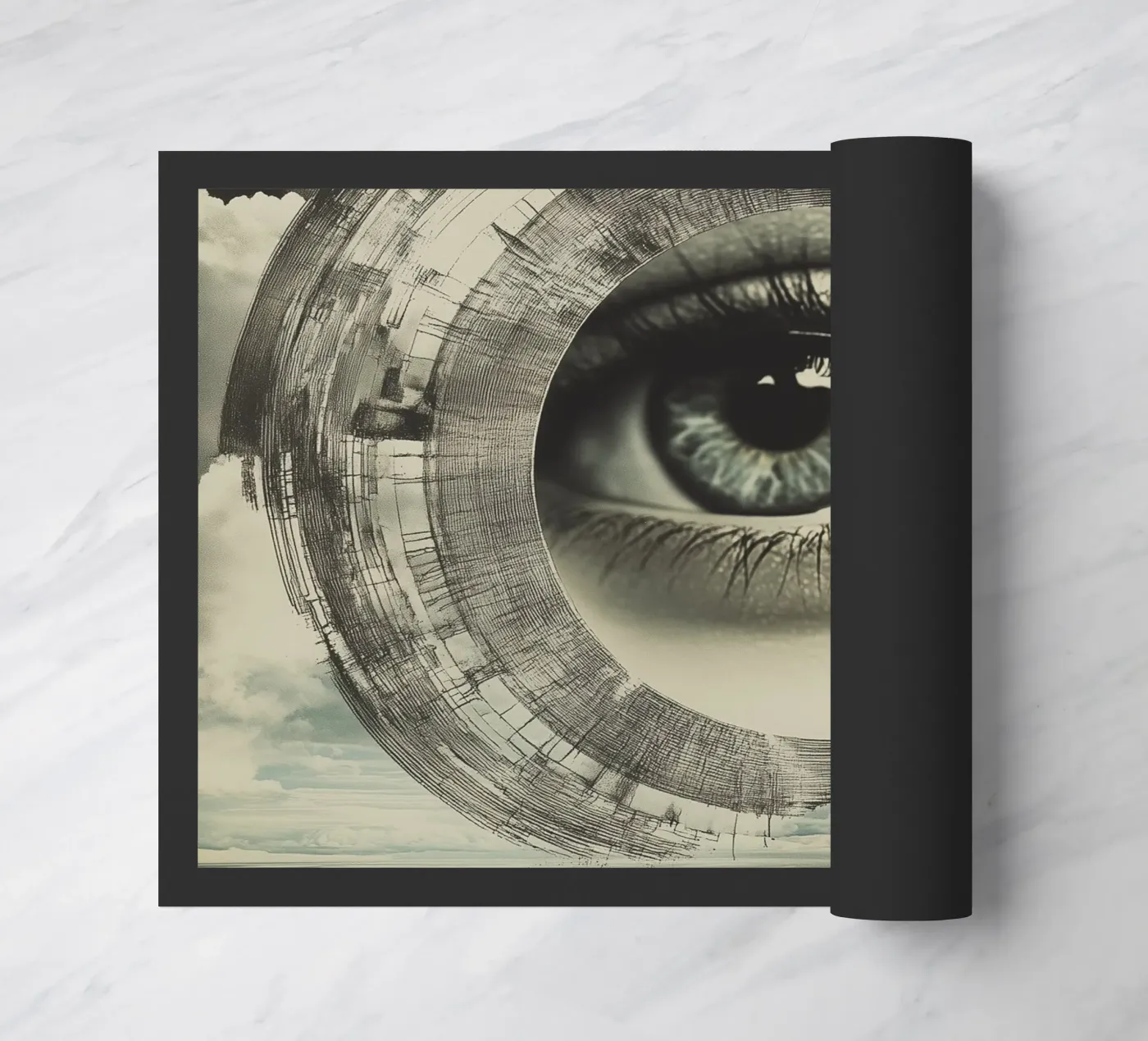 Seeing eye doormat by Synthaira