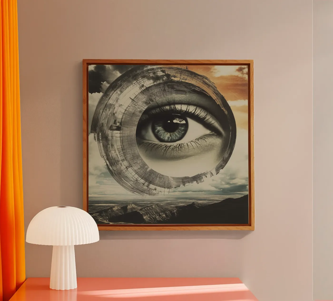 Seeing eye acrylic glass by Synthaira
