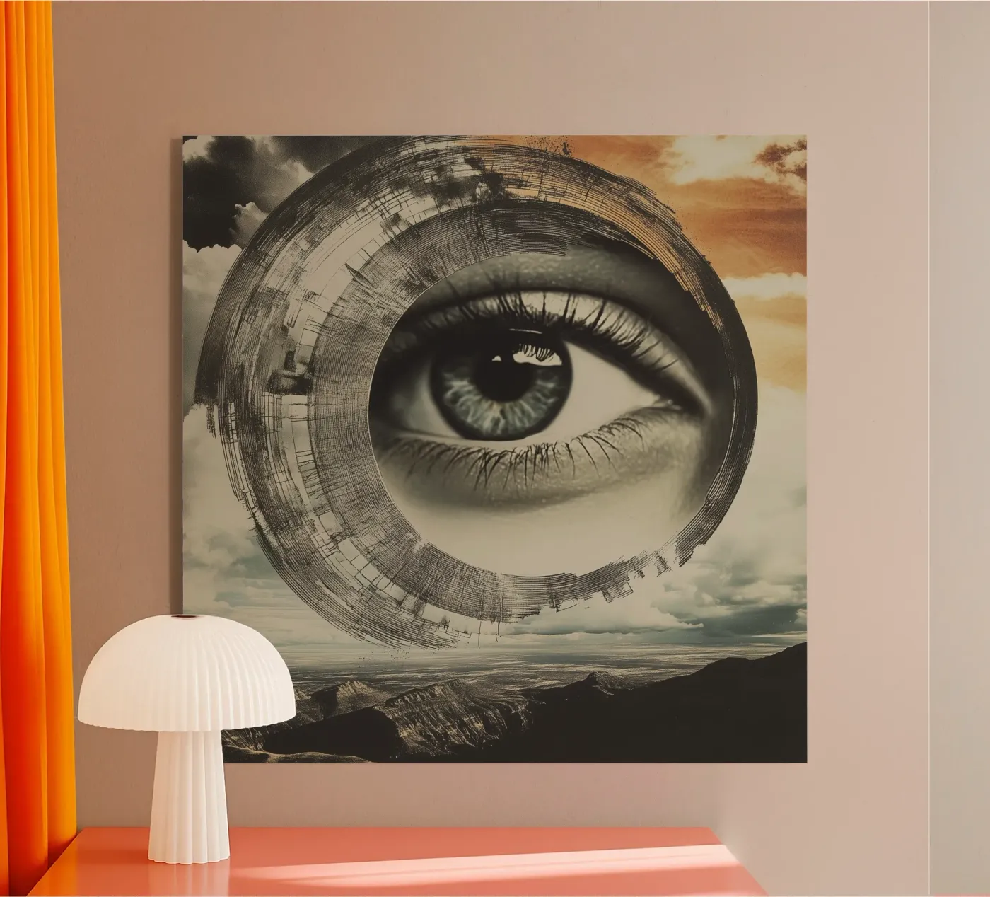Seeing eye acrylic glass by Synthaira