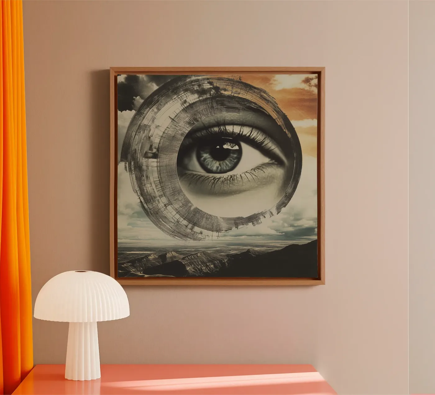 Seeing eye canvas by Synthaira
