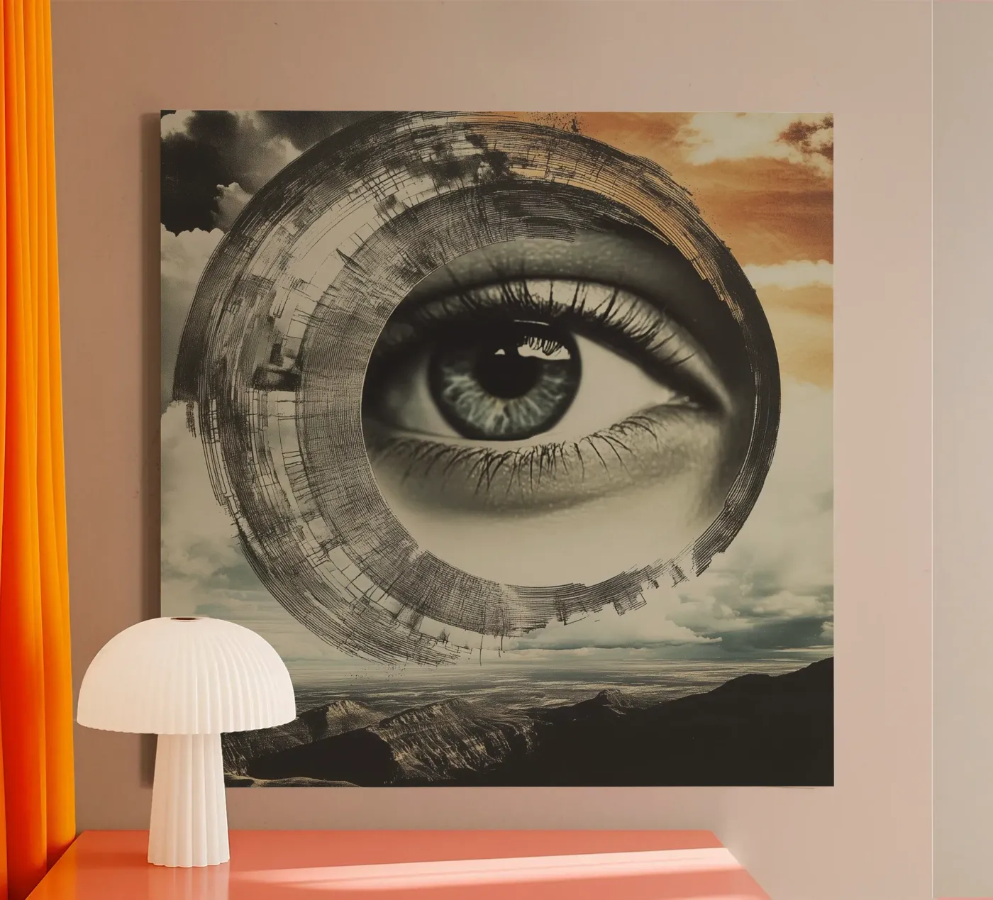 Seeing eye canvas by Synthaira