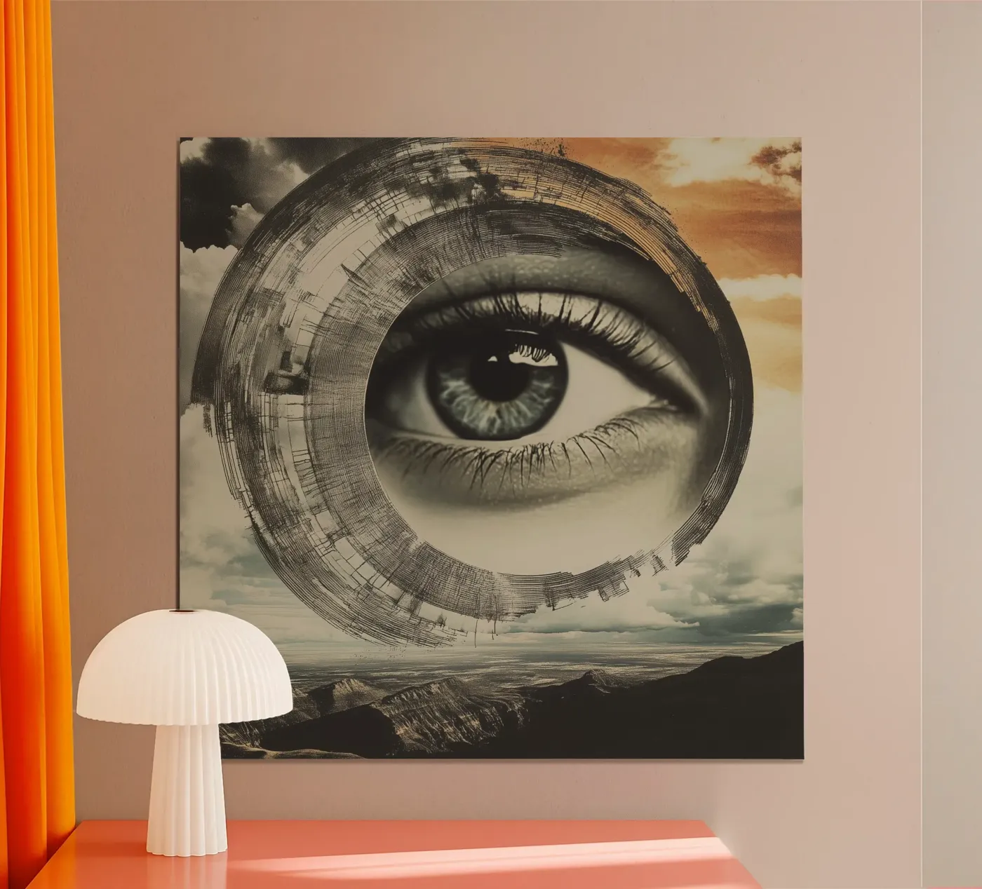 Seeing eye poster by Synthaira
