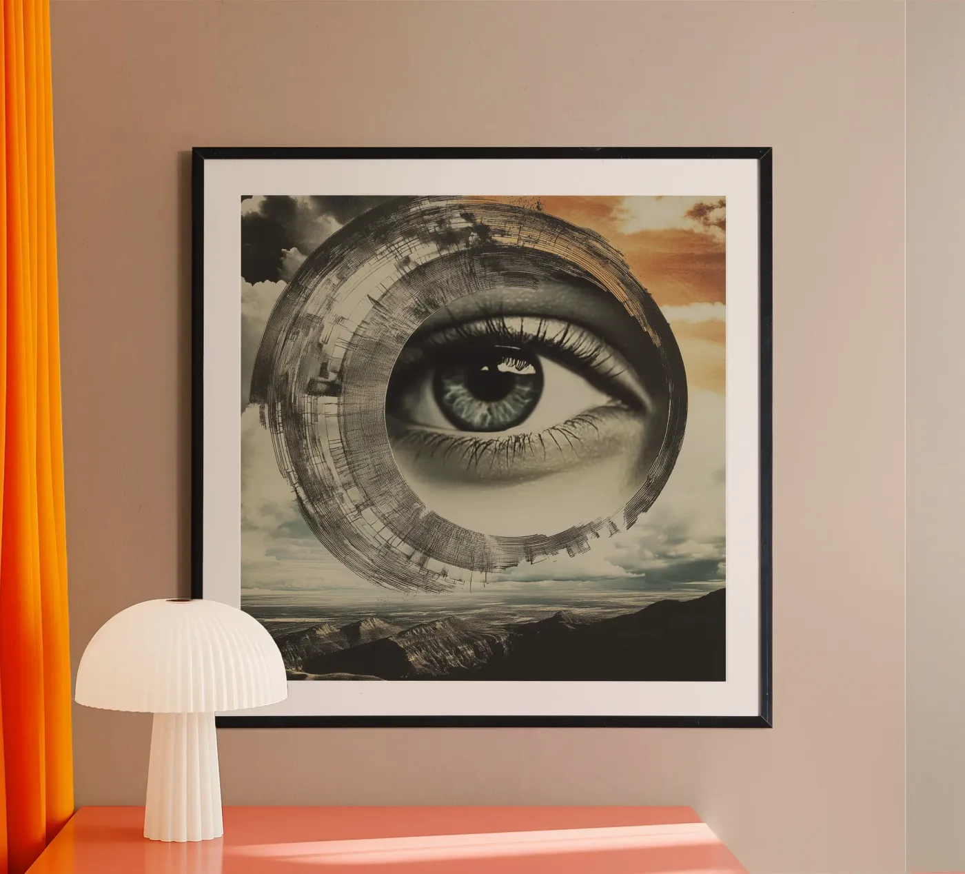 Seeing eye poster by Synthaira