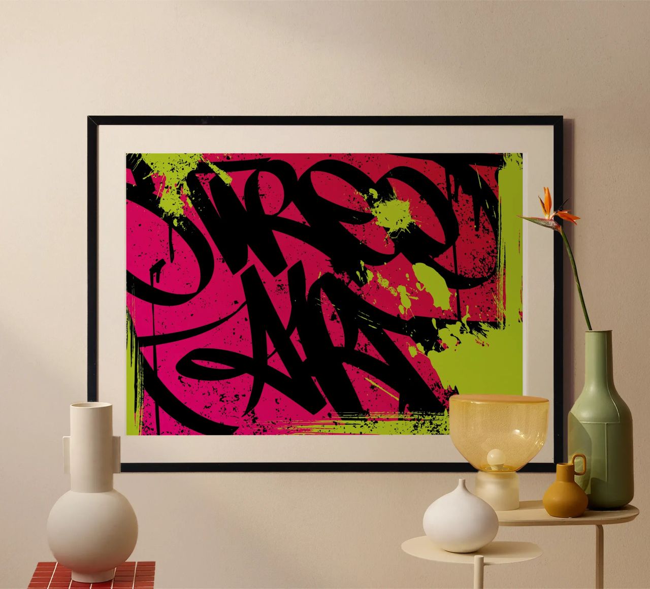 Neo Street Art Poster von Flo Klein