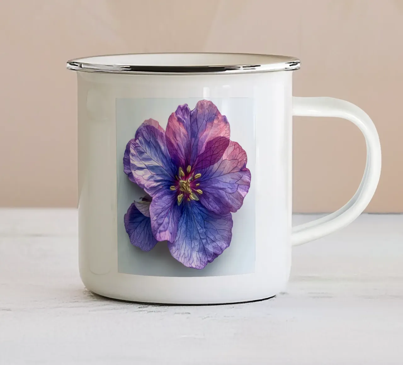 Fiore di Nemesia 4 tazza in smalto da Bold Blooms
