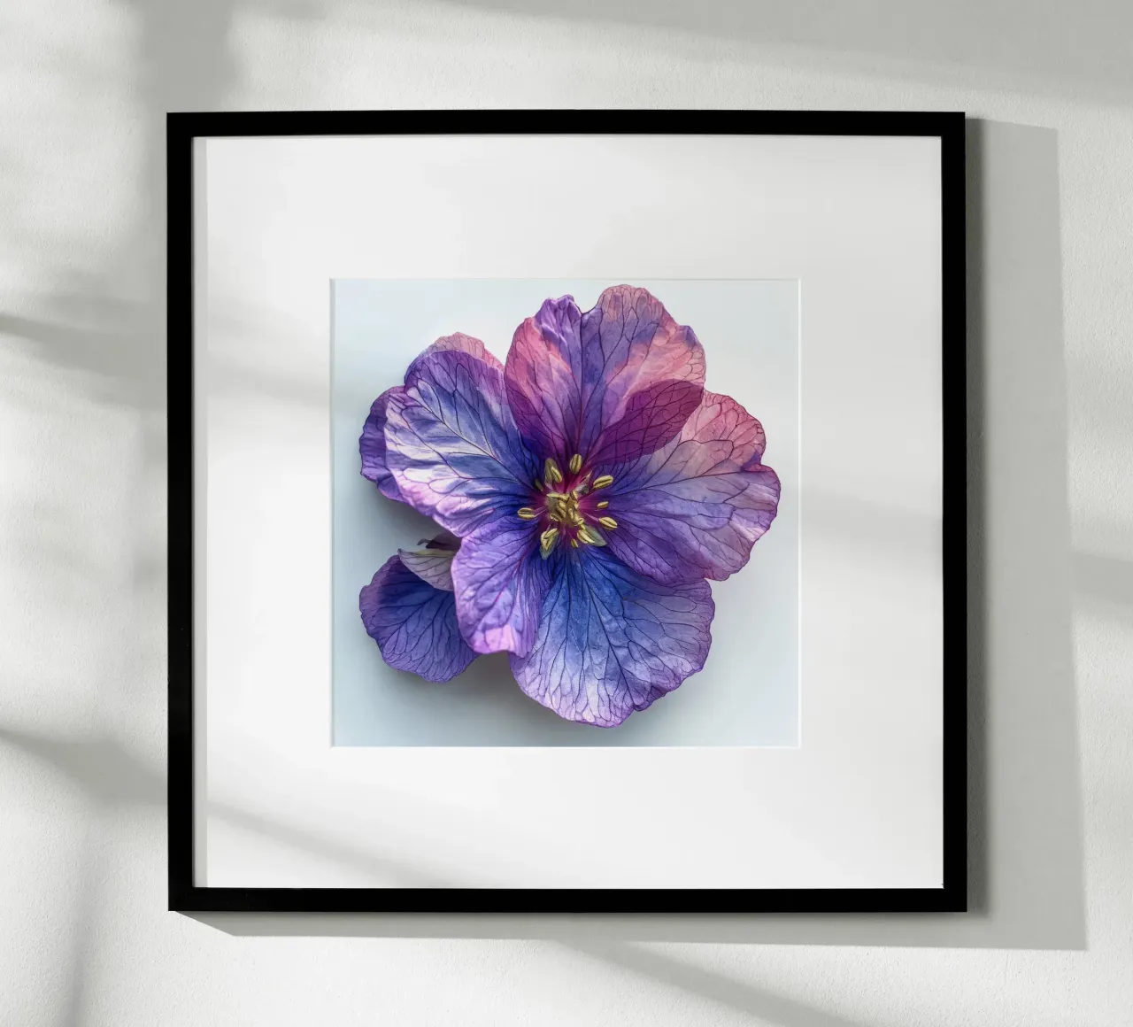 Fiore di Nemesia 4 poster con telaio in legno da Bold Blooms