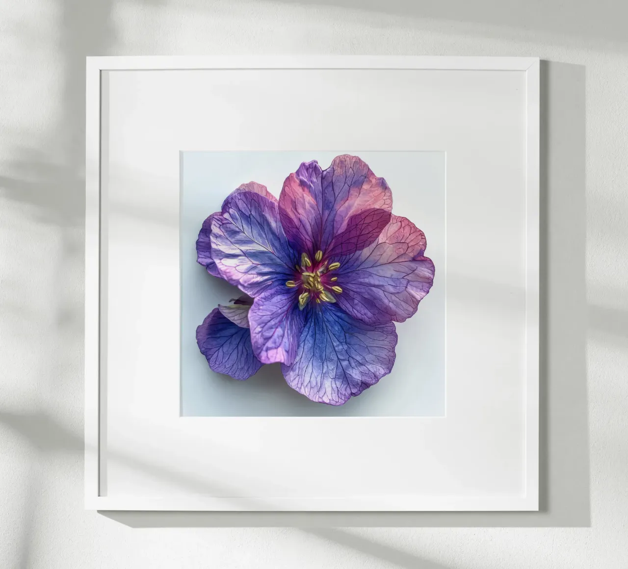 Fiore di Nemesia 4 poster con telaio in legno da Bold Blooms