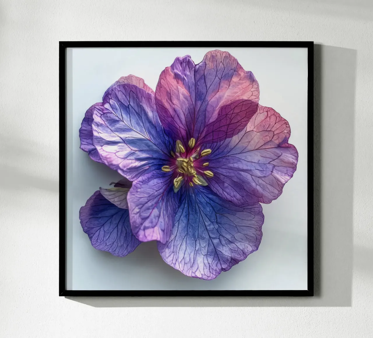 Fiore di Nemesia 4 poster con telaio in legno da Bold Blooms
