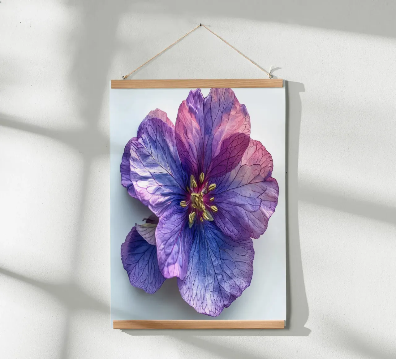 Fiore di Nemesia 4 poster con telaio in legno da Bold Blooms