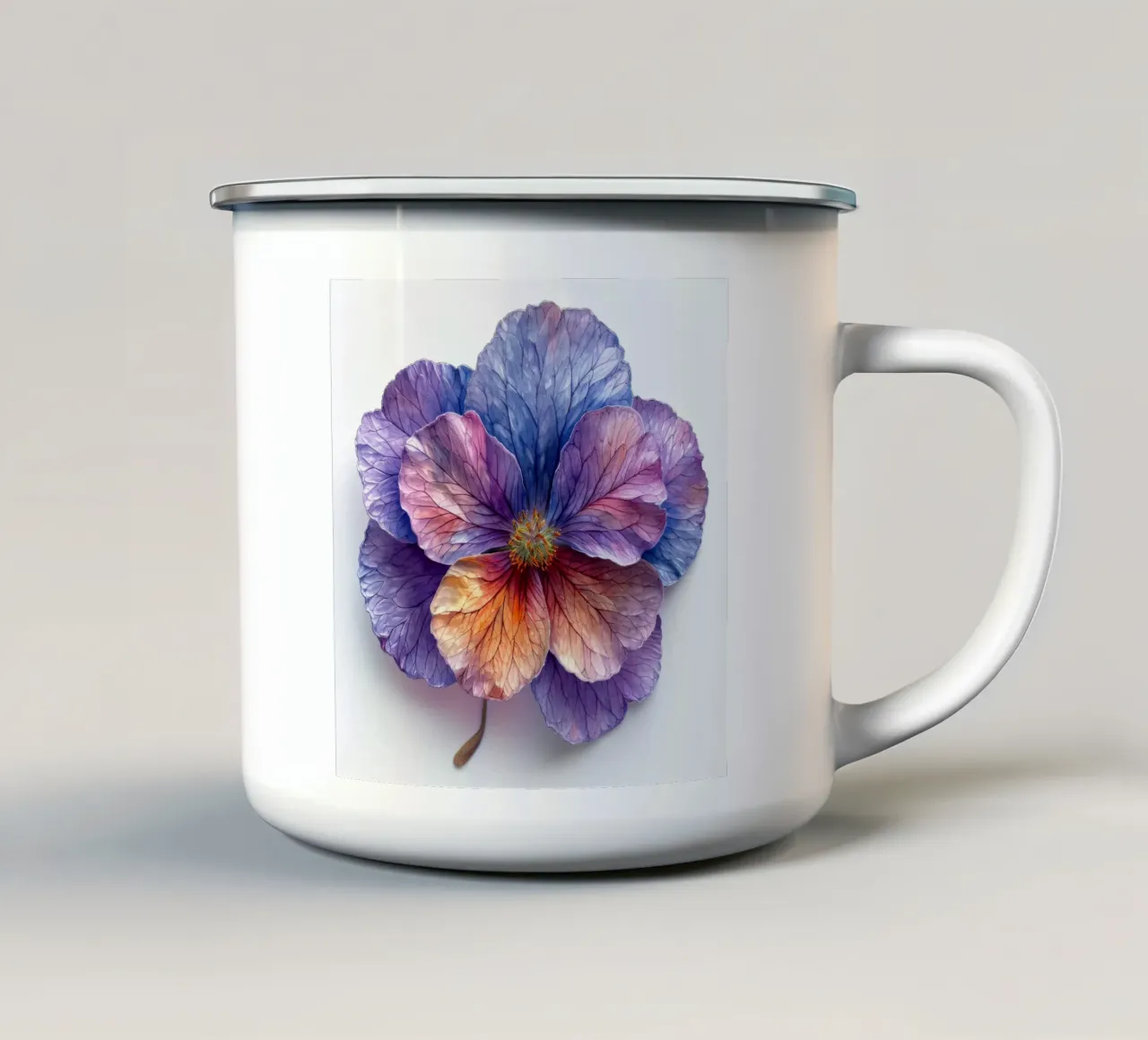 Nemesia Fiore 1 tazza in smalto da Bold Blooms