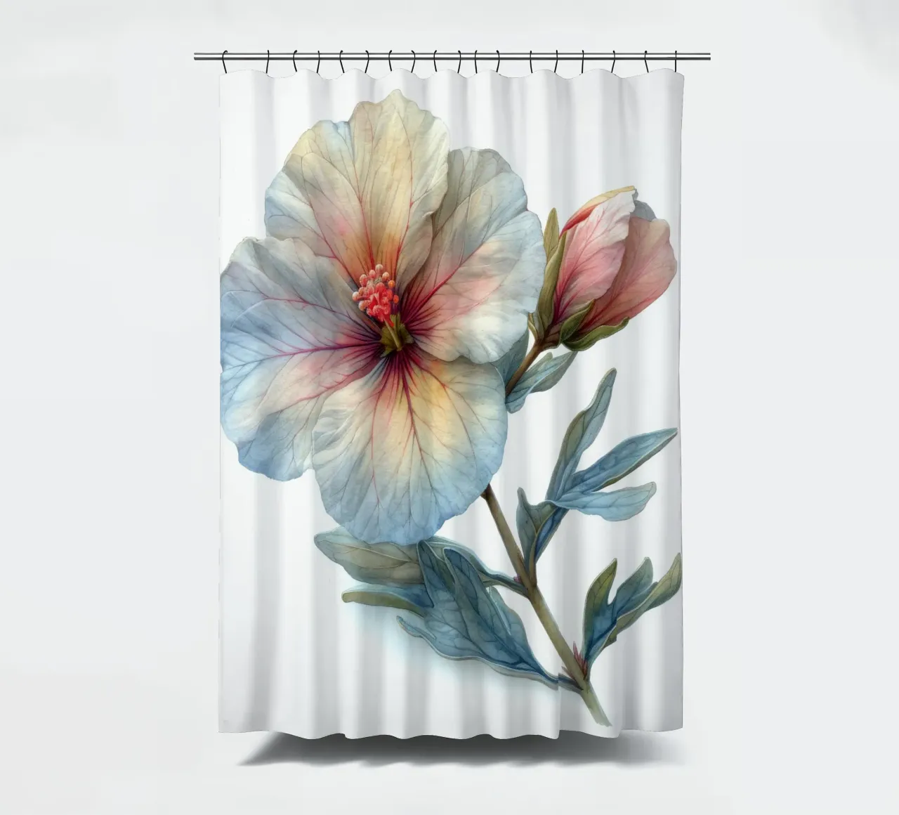 Oenothera Flower 2 shower curtain by Bold Blooms