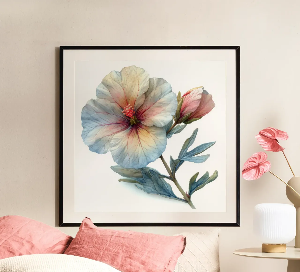 Oenothera Flower 2 hahnemühle by Bold Blooms